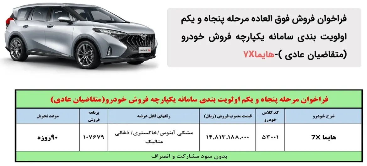 ثبت نام فورش فوری ایران خودرو ویژه دهه فجر آغاز شد