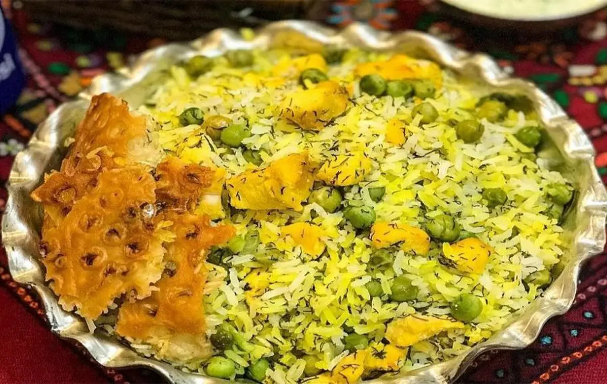 نخودفرنگی پلو