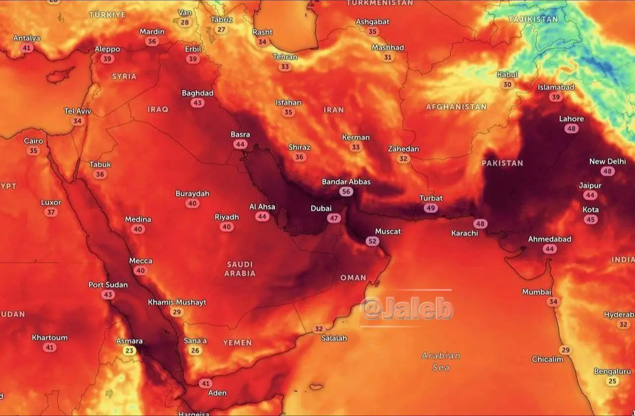 نقشه حرارتی