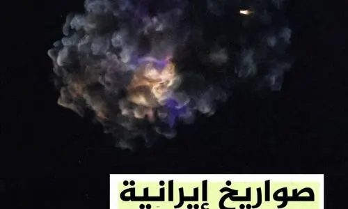 تصاویر خاص موشک سجیل در آسمان تل‌آویو  