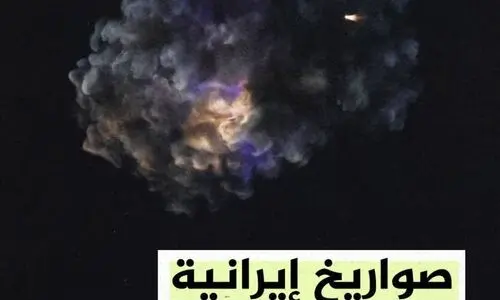 تصاویر خاص موشک سجیل در آسمان تل‌آویو  