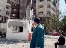 عکسی از منزل شهید تهرانچی بعد از حمله اسرائیل به ایران | اتفاق عجیب هنگام فیلمبرداری + فیلم