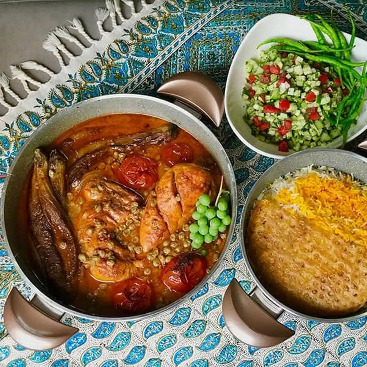 طرز تهیه خورش غوره مسما مجلسی با مرغ | این غذا مخصوص بهار و تابستونه !