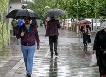 سامانه بارشی جدید  در راه تهران است ! | پیش بینی بارش باران تا آخر هفته !