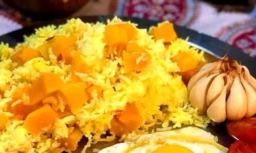 غذای مازندرانی ها برای شب یلدا | طرز تهیه کدو پلو