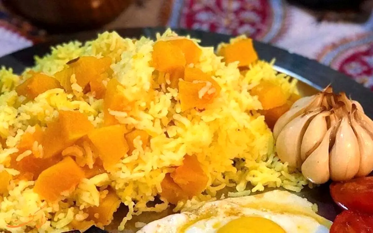 غذای مازندرانی ها برای شب یلدا | طرز تهیه کدو پلو