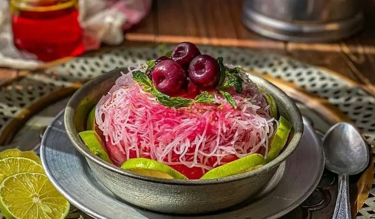 طرز تهیه فالوده شیرازی به روشی ساده در خانه
