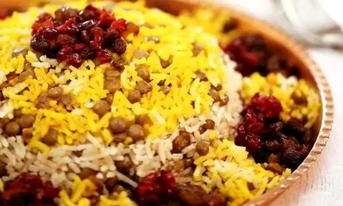 آموزش غذاهای نذری | طرز تهیه عدس پلو با گوشت چرخ کرده 