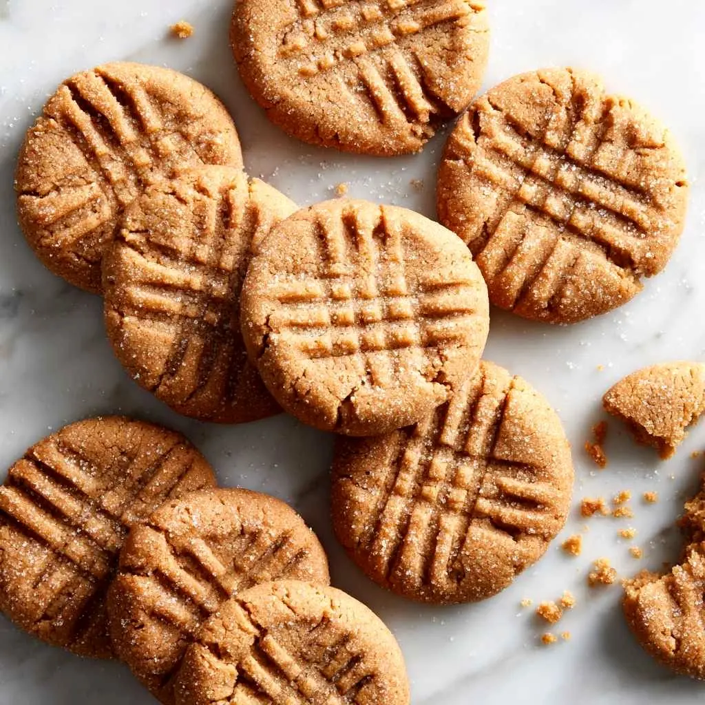 کوکی بادام زمینی با شکر قهوه ای ترکیبی جادویی از تردی و نرمی