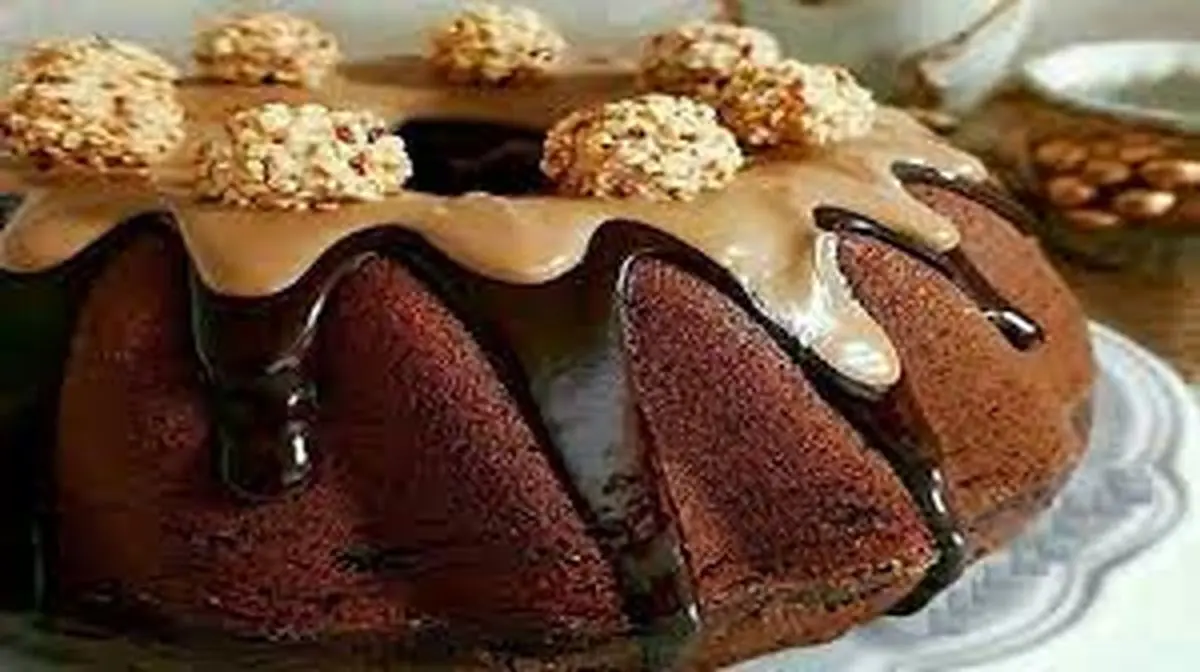 طرز تهیه کیک شکلاتی فندقی | خیلی خوشمزه س حتما امتحان کن