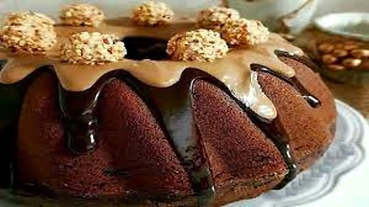 طرز تهیه کیک شکلاتی فندقی | خیلی خوشمزه س حتما امتحان کن