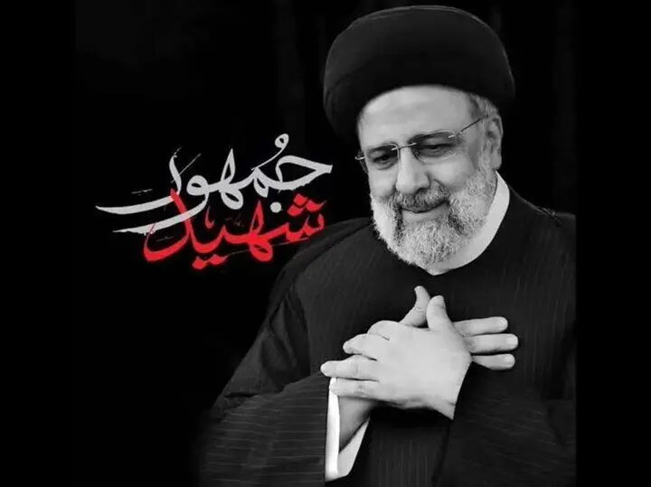 اقامه نماز رهبر انقلاب بر پیکر رئیس جمهور و همراهان