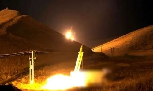  اصابت موشک های ایران به پایگاه هوایی نواتیم  