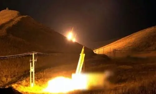  اصابت موشک های ایران به پایگاه هوایی نواتیم  