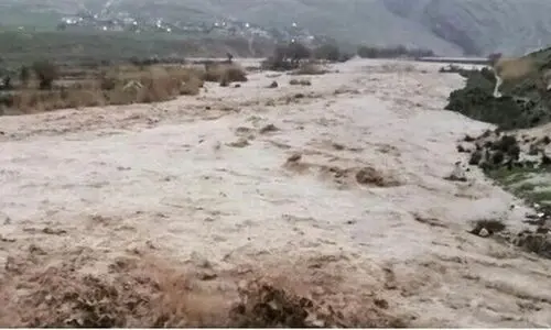 ویدئو +18 از فوت ناگهانی خبرنگار پاکستانی هنگام گزارش سیل + فیلم