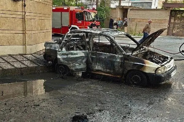 انفجار هولناک یک خودرو در شمال تهران | علت حادثه چه بود ؟