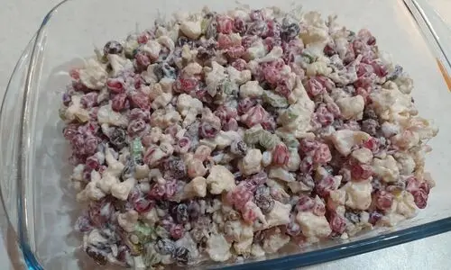 روش تهیه سالاد لوبیا چیتی و لبو برای شب یلدا | فوت و فن سالاد خوشمزه یلدایی