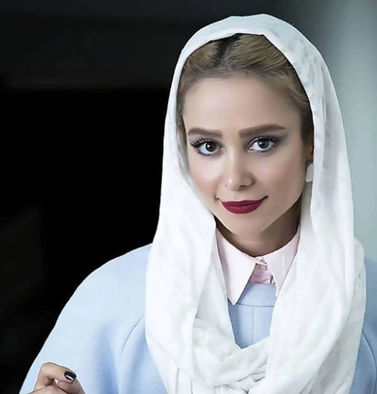 صورت پر از کک و مک الناز حبیبی+عکس