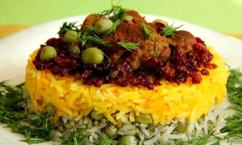 طرز تهیه نخودفرنگی پلو با مرغ و گوشت | این غذا را با هرچی بخوری ، خوشمزس !