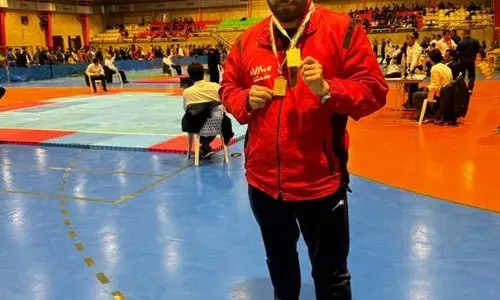 کسب دو مدال طلا توسط مهدی حیدری