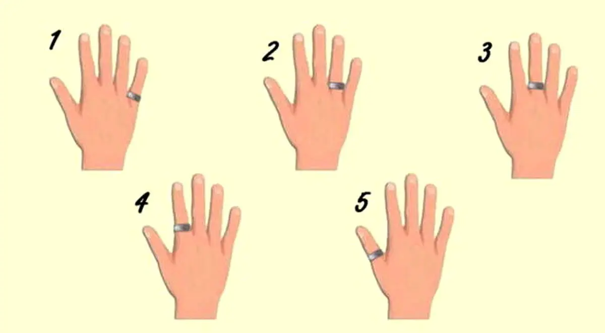 شخصیت شناسی جذاب برای شما | کدام انگشت را برای انگشتر حلقه انتخاب میکنید؟