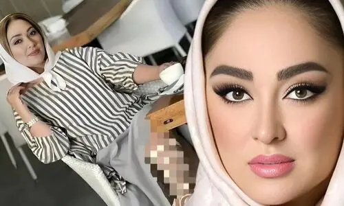 الهام حمیدی با یک استایل زمستانی جلب‌توجه کرد