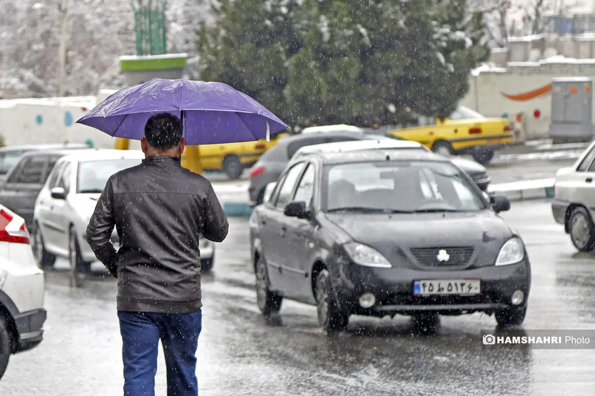 پیش بینی هواشناسی سه‌شنبه ۹ بهمن | بارش باران و برف در ۶ استان