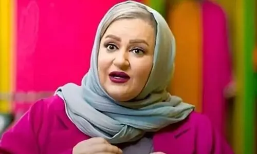 شوخی عجیب عمو پورنگ با نعیمه نظام‌دوست | تیپ مشکی نعیمه نظام دوست جلب توجه کرد +فیلم