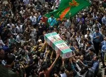 عکس پربازدید خبرنگار CNN از مراسم تشییع شهدا  