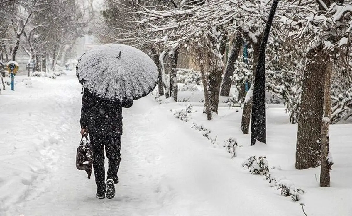 اطلاعیه مهم هواشناسی برای تهرانی ها | بارش برف و باران در تهران از دوشنبه