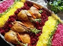 طرز تهیه آلبالو پلو با مرغ مجلسی | تا فصلش هست درست کنید !