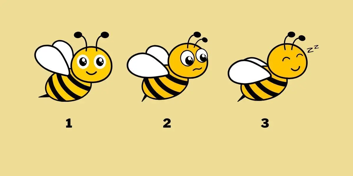 شخصیت شناسی تصویری |  یک زنبور و انتخاب کن تا بگم بهت چقدر استرس داری

