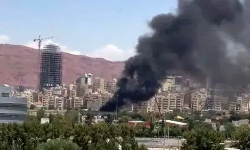 آتش‌سوزی هولناک در شهربازی باغلارباغی تبریز + عکس