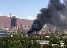 آتش‌سوزی هولناک در شهربازی باغلارباغی تبریز + عکس