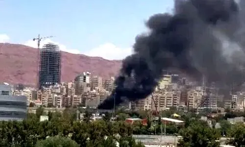 آتش‌سوزی هولناک در شهربازی باغلارباغی تبریز + عکس