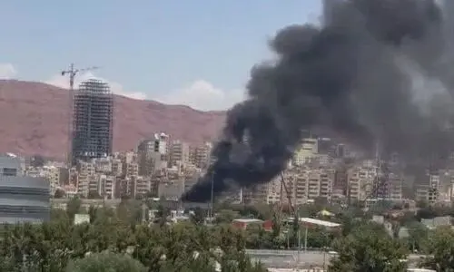 آتش‌سوزی هولناک در شهربازی باغلارباغی تبریز + عکس