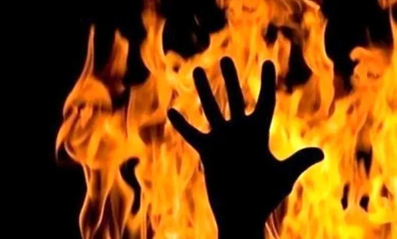 مرد جوان بعد از طلاق همسرش را به آتش کشید | زنده زنده سوختن زن جوان + ویدئو