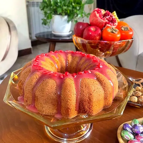 طرز تهیه کیک انار با ساده ترین مواد | با این روش کدبانو باش