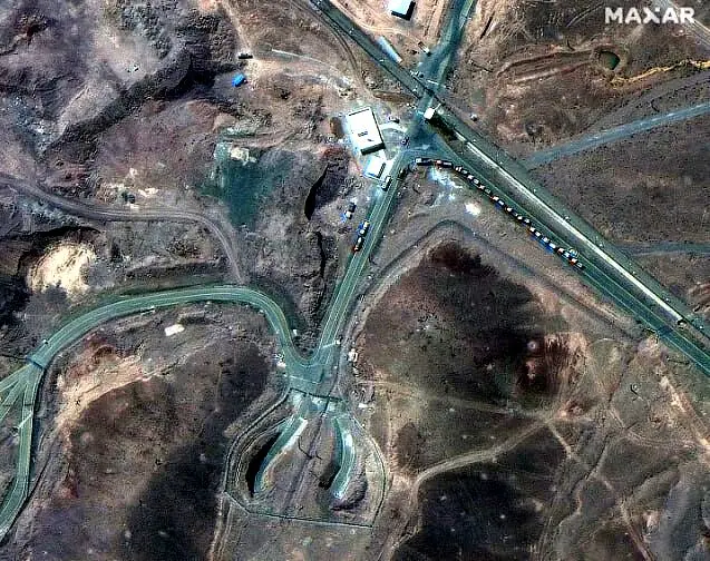 عکس ماهواره ای جدید از تاسیسات زیرزمینی فردو