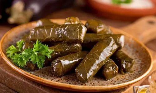 طرز تهیه دلمه برگ مو با چاشنی رب انار | نکته طلایی رسپی مشهدی ها 