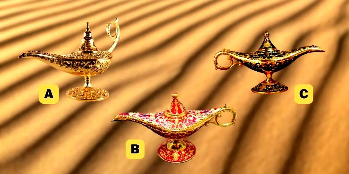 شخصیت شناسی جذاب |  | یک چراغ جادو رو انتخاب کن تا بزرگترین آرزویی که داری و بگم
