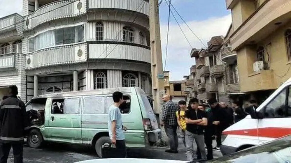 آتش سوزی هولناک سرویس مدرسه در ارومیه | فوت دلخراش مهسا اصغری پس از انتقال به بیمارستان تهران