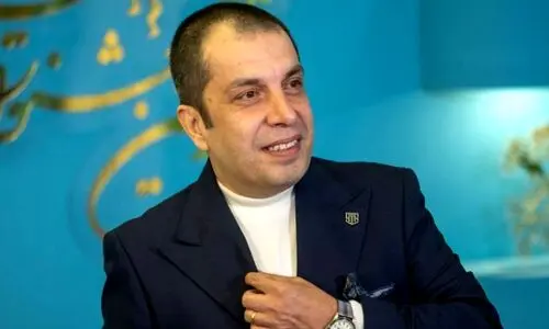 عباس جمشیدی‌فر با همسر دومش در جشنواره فجر +عکس