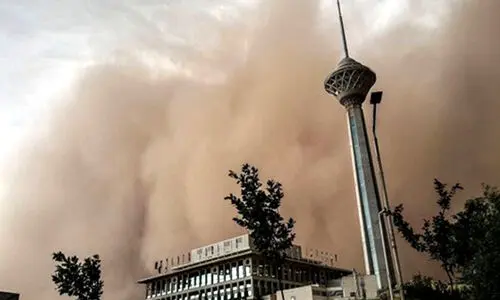 هشدار تصویری از هسته طوفان که در راه تهران است | طوفان با سرعت ۱۰۰ کیلومتر در راه است | شهروندان مراقب باشند