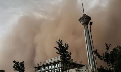 هشدار تصویری از هسته طوفان که در راه تهران است | طوفان با سرعت ۱۰۰ کیلومتر در راه است | شهروندان مراقب باشند