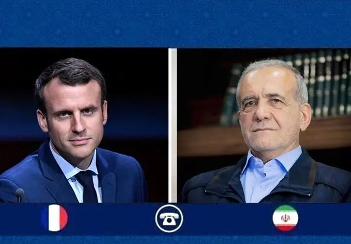 ادعای جدید مکرون درباره تماس پزشکیان 