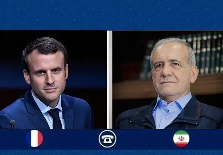 ادعای جدید مکرون درباره تماس پزشکیان 