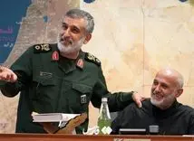 تصویری از سرداران رشید و حاجی‌زاده بعد از عملیات وعدۀ صادق ۲