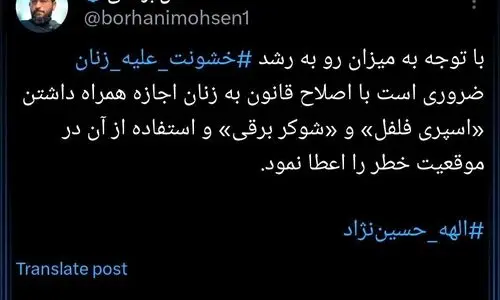 اسپری و شوک برای دختران آزاد می شود؟ | پس لرزه های قتل الهه حسین نژاد