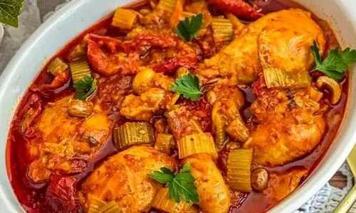 طرز تهیه خورش مرغ و کرفس | یک خورش خوشمزه و مقوی